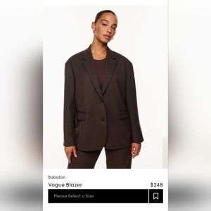Brown Babaton Vogue Blazer with tag (NEW)